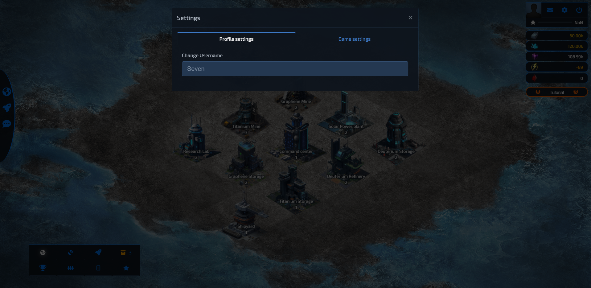 Game setting & fix´s. V0.16.0 Update