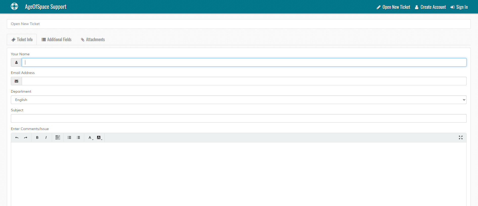 New Support System and Wiki